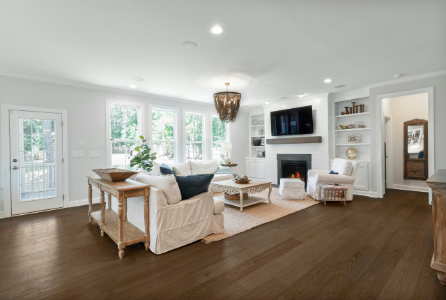chemdrybexarcountycarpetcleaninghomerefresh beautiful home living room in San Antonio, TX